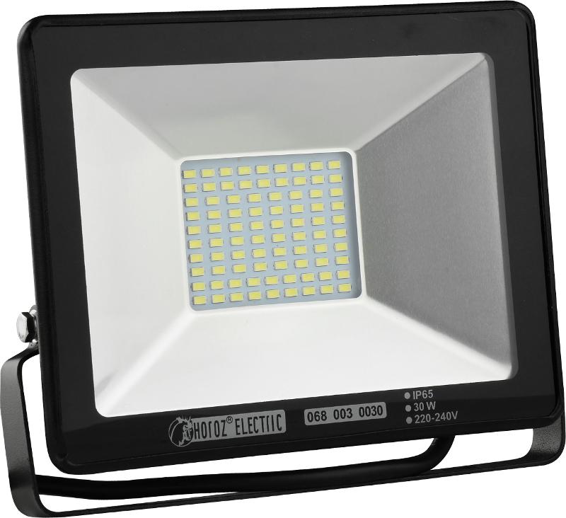 Прожектор светодиодный HL177LE 30W 6400K Черный (068-003-0030)
