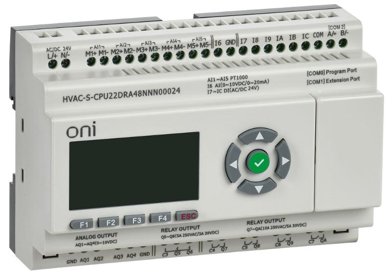 ПЛК HVAC S ЦПУ 6DI 6DO 1AI 5PT 4AO LED RS485