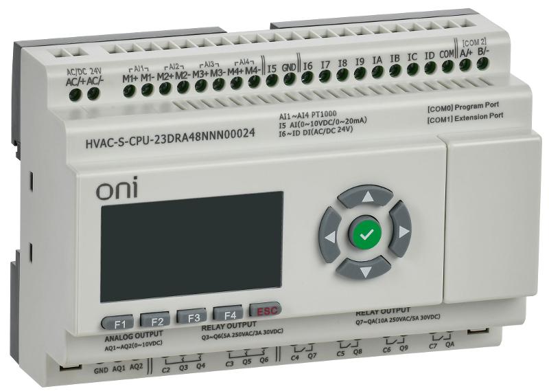 ПЛК HVAC S ЦПУ 8DI 8DO 1AI 4PT 2AO LED RS485