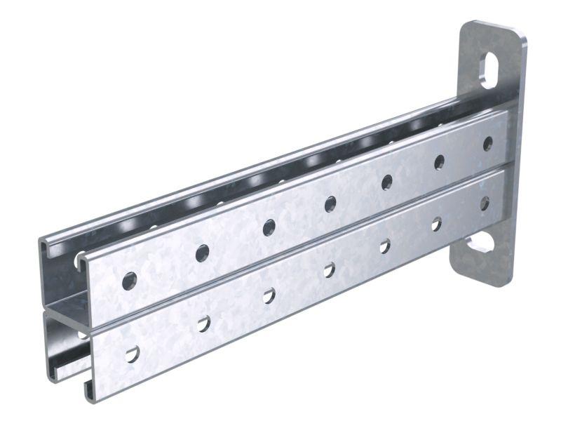 Консоль двойная, 41х41мм, L500мм, INOX 304
