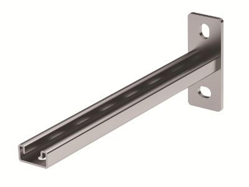 Консоль одиночная, 41х21 мм, осн. 500, INOX 304