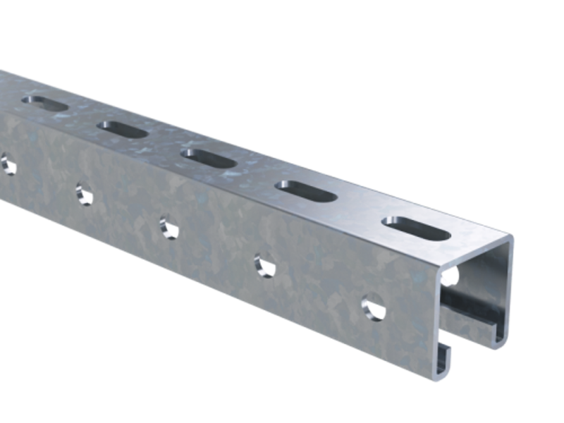 С-образный профиль 41x41, L2050, толщ.2 мм, нержавеющая сталь AISI 304