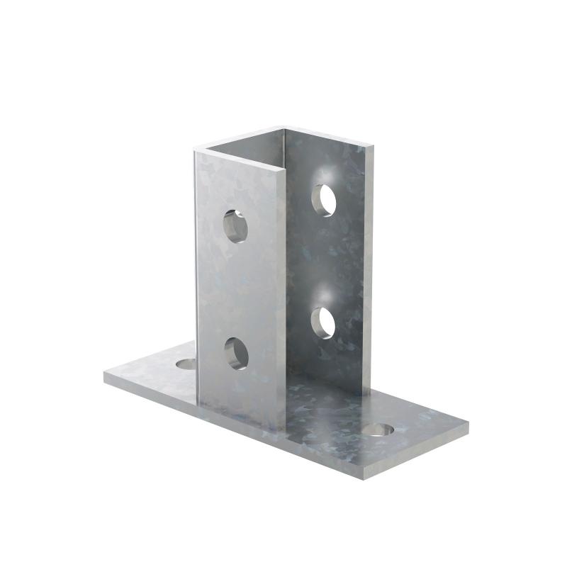 Крепление с площадкой 140х60мм для профиля BPM-41 , INOX 304