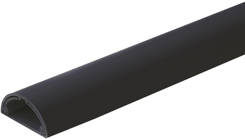 Кабель-канал MultiSet 30x13х2000 мм арочной формы ПВХ Антрацит