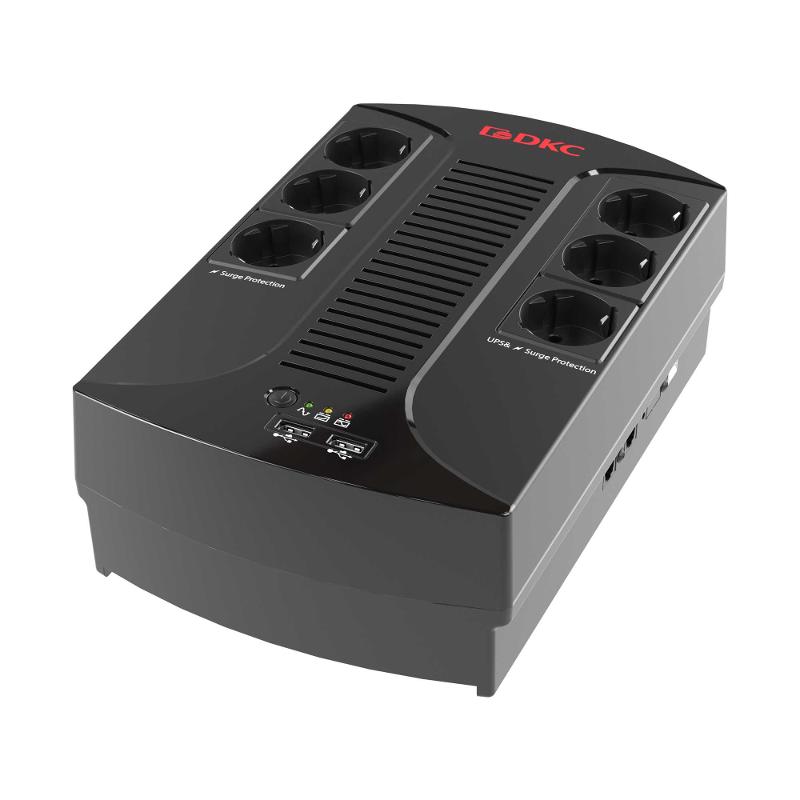 ИБП Info PDU, 600 ВА, Schuko (6), USB для зарядки (2), USB + RJ11