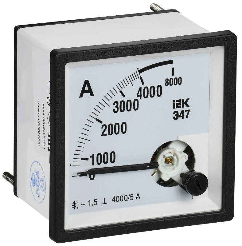 Амперметр Э47 4000/5А кл. точн. 1,5 72х72мм