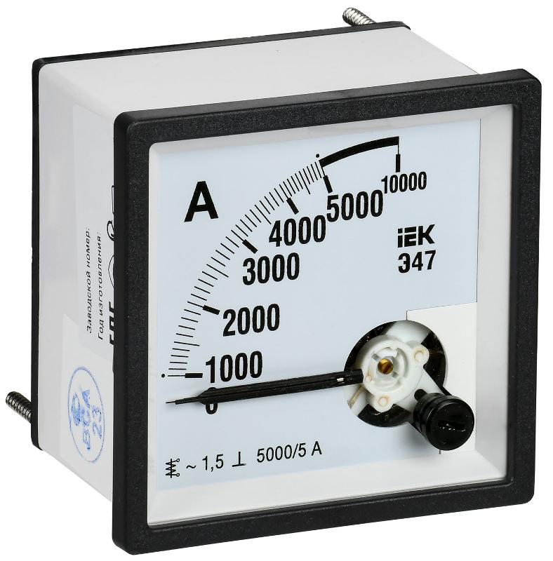 Амперметр Э47 5000/5А кл. точн. 1,5 72х72мм
