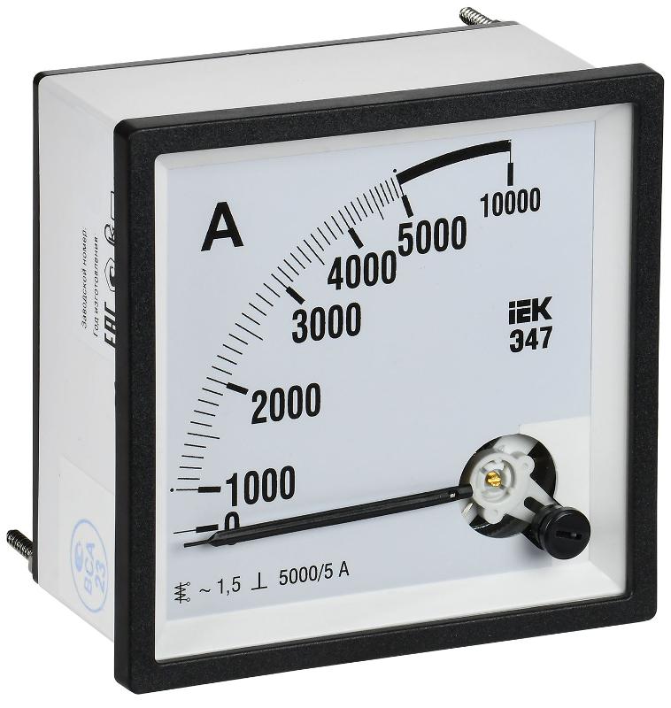 Амперметр Э47 5000/5А кл. точн. 1,5 96х96мм