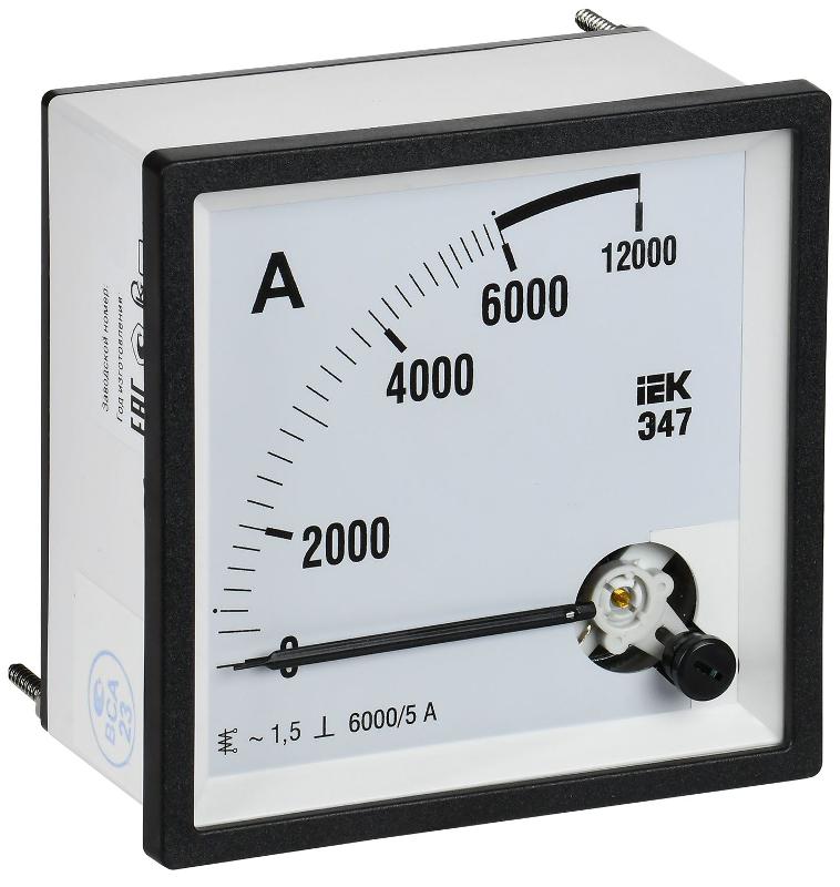 Амперметр Э47 6000/5А кл. точн. 1,5 96х96мм