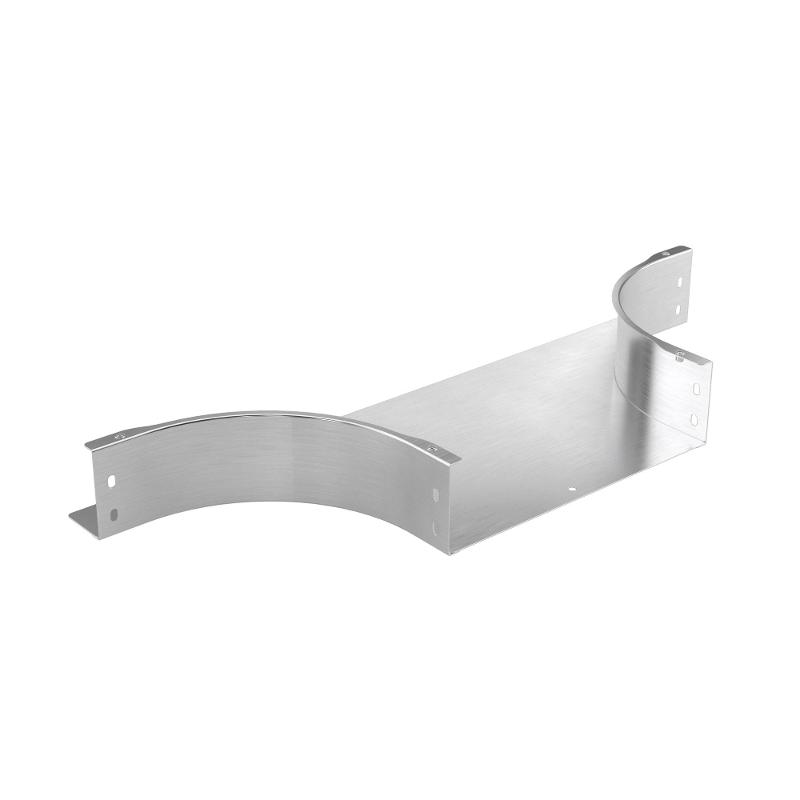 Ответвитель универсальный 80х200, 0,8 мм, AISI 304 в комплекте с крепеж. элемент и соединит пластин,необходим для монтажа