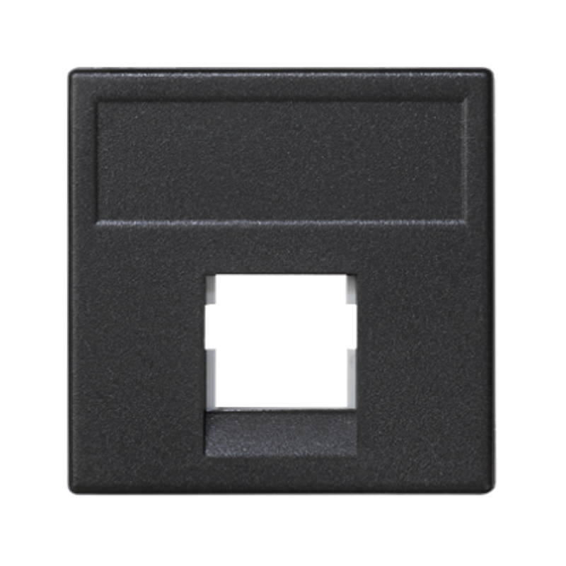 Simon Connect Адаптер универсальный на 1 RJ45 коннектор, модуль К45, без защит.шторкок, графит