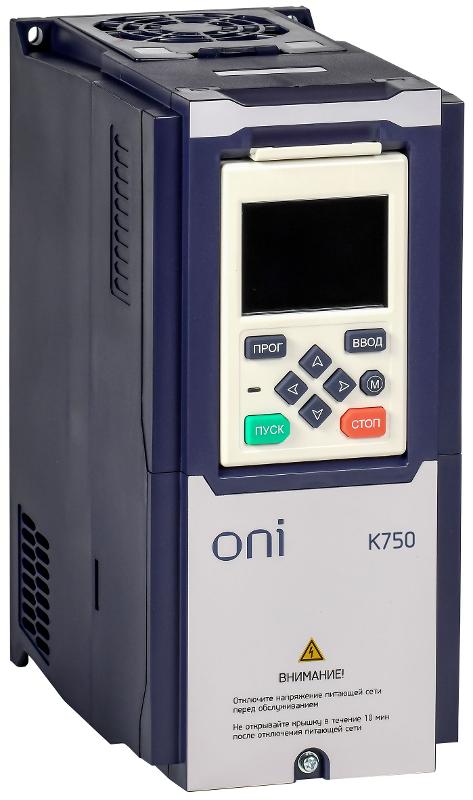 ПЧ K750 380В 3Ф 1,5кВт 4,2А встр. торм.