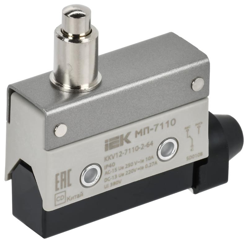 Микровыключатель концевой МП-7110 удлин. толкатель IP40