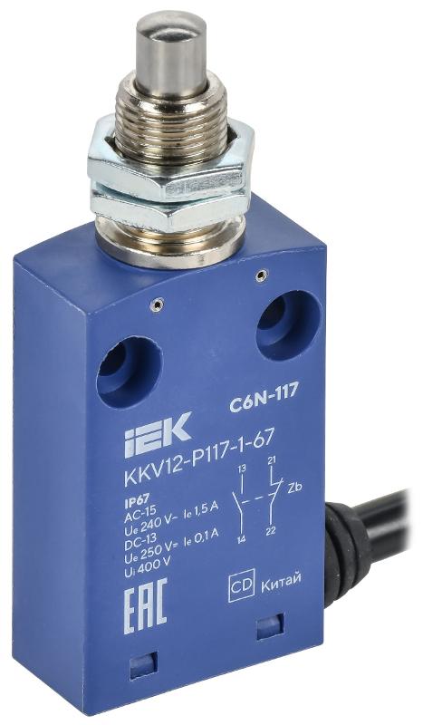 Выключатель концевой C6N-117 толк. рез. IP67