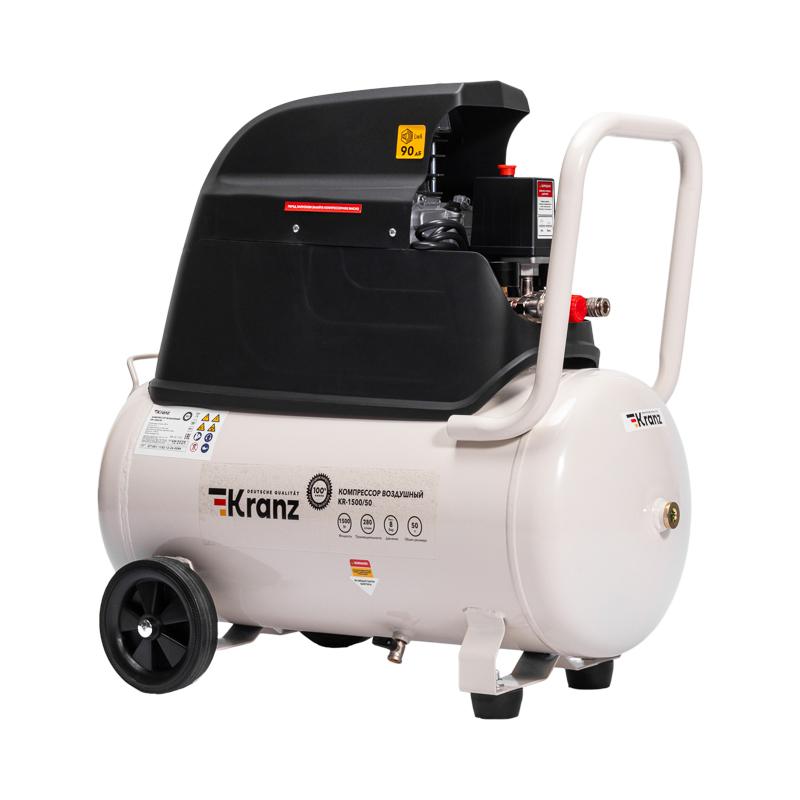 Компрессор воздушный KR-1500/50, 1500Вт, 280 л/мин, 50л
