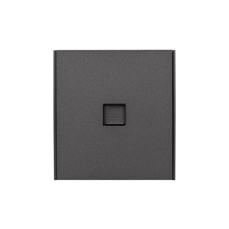 Розетка STRONG компьютерная RJ45 кат6 с/у графит
