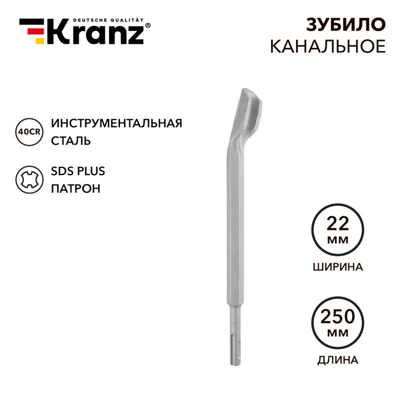 Зубило канальное 14х22х250 мм SDS PLUS