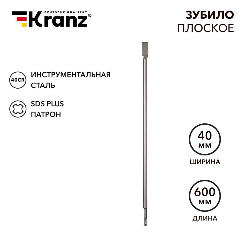 Зубило плоское 14х20х600мм, SDS PLUS