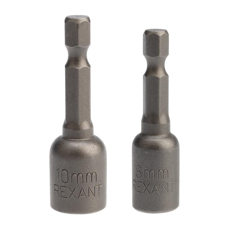 Ключ-насадка магнитная 1/4" 8х48 мм + 10х48 мм (2 шт./уп.)