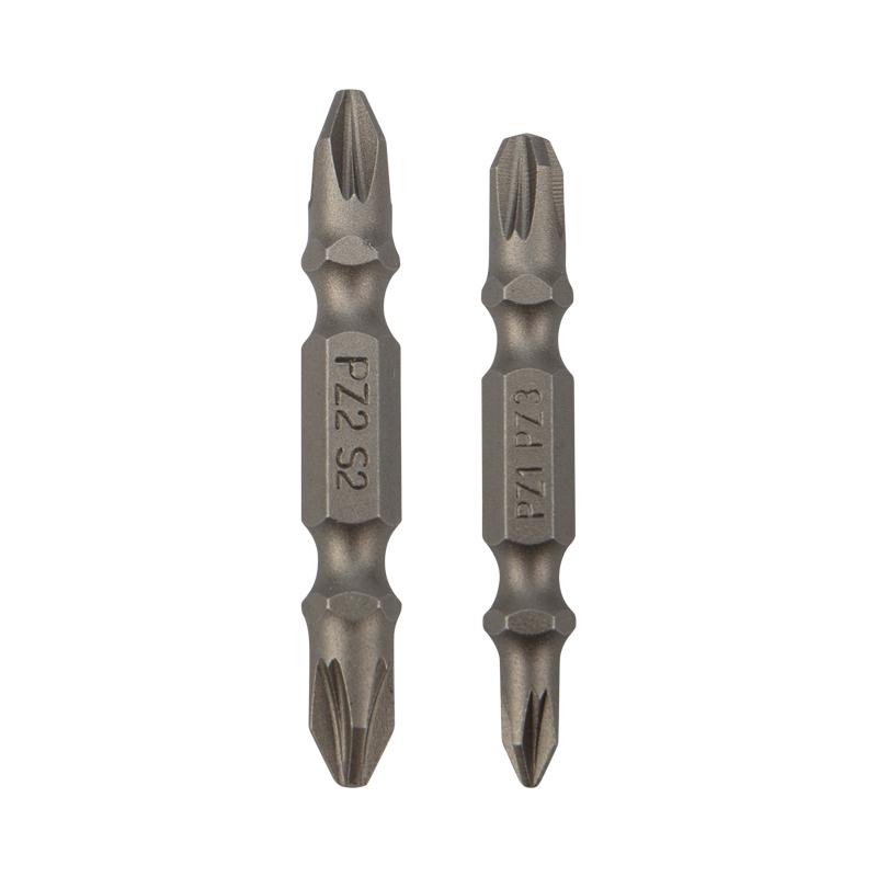 Мини-набор бит двусторонних KRANZ PZ2xPZ2, PZ1xPZ3-50 мм (2 шт./уп.)