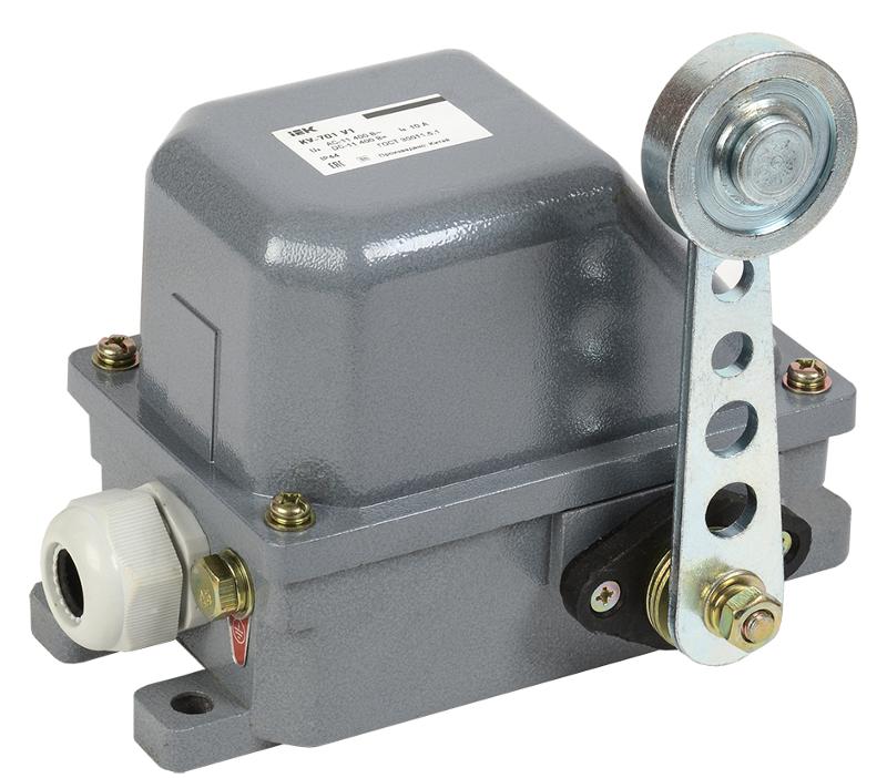 КУ-701 У1, рычаг с роликом, 10А, IP44, 2 эл. цепи