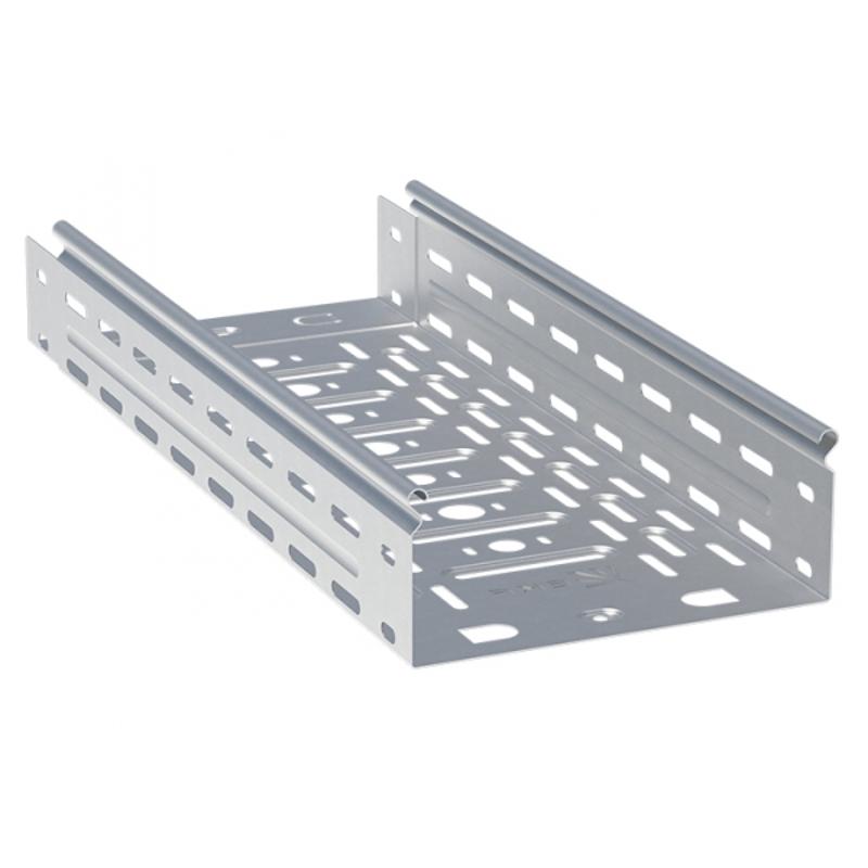 Лоток перфорированный металлический 100х150x2000-0,7мм