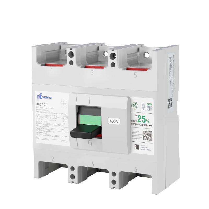 Выключатель автоматический ВА57-39-836210-630А-220DC-2000А-НР24DC-ВКС-КОНТАКТОР