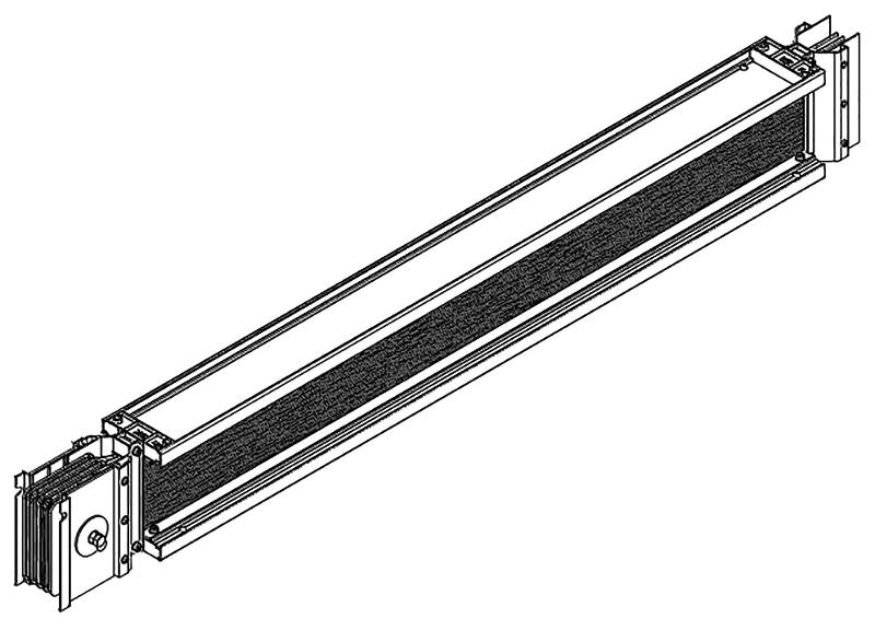 Секц. прям. 0,5-0,99м 800А Al 3L+N+PER IP55 тран. IEK