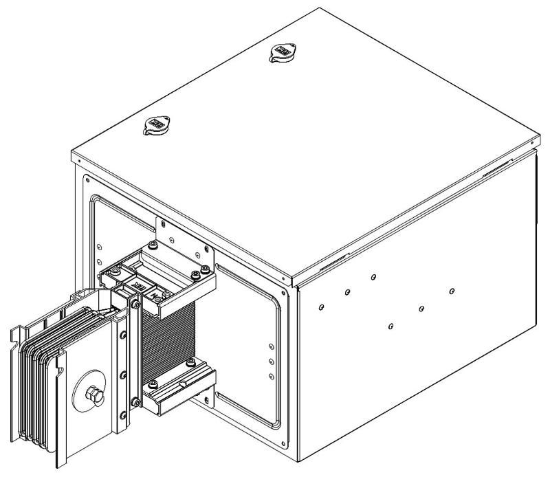 Секц. конц. пит. 1600А Al 3L+N+PER IP55 тран. IEK