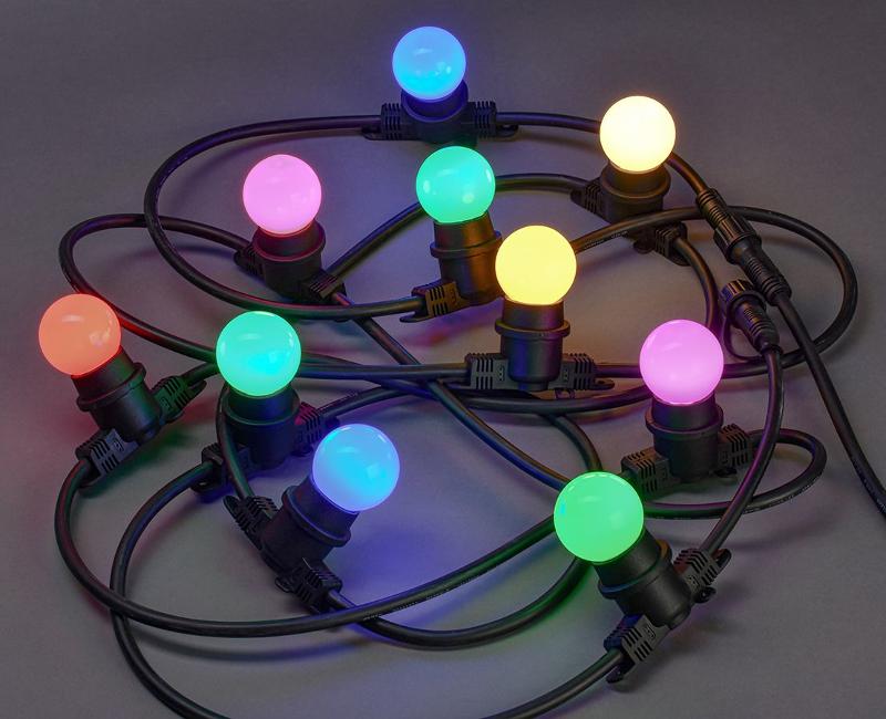 Белт-лайт 5м 10RGB IP65 черный 3м 230В тр.