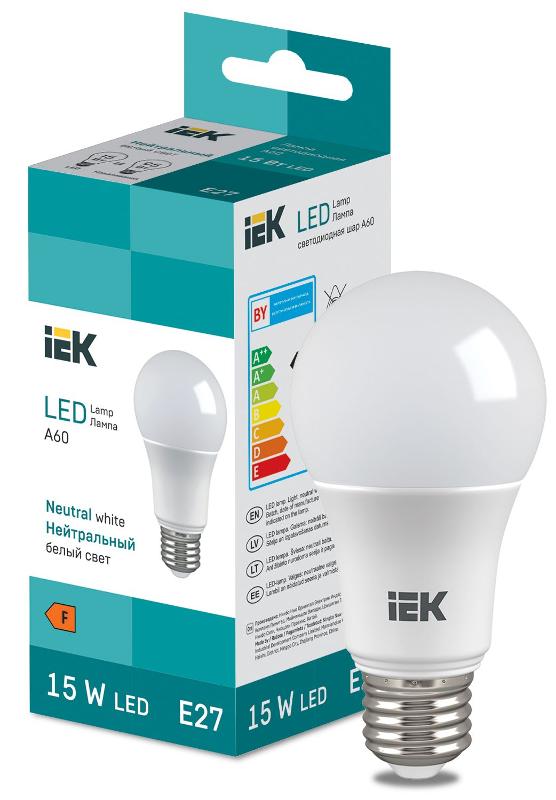 Лампа светодиодная Bulb A60 1500lm 4000K E27