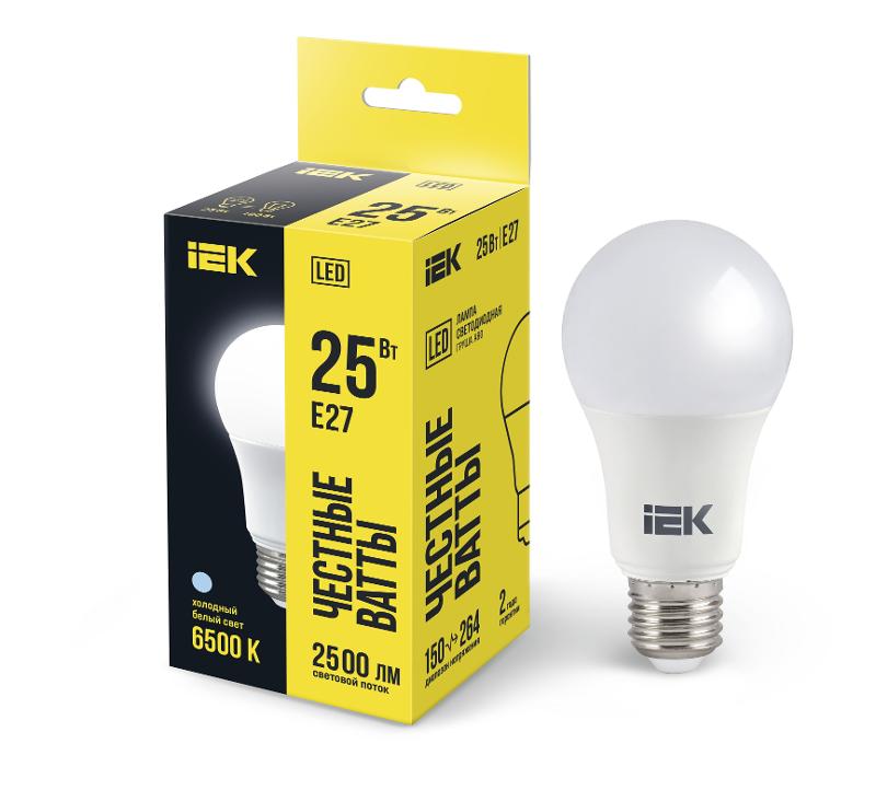 Лампа светодиодная LED A80 груша 25Вт 230В 6500К E27
