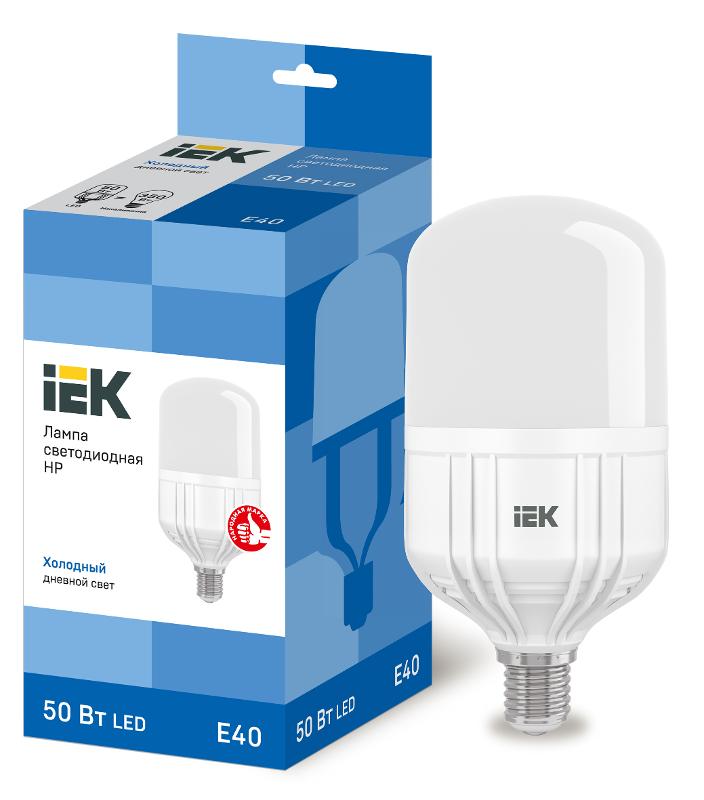 Лампа светодиодная промышленная LED 50Вт Е40 230В 6500К HP