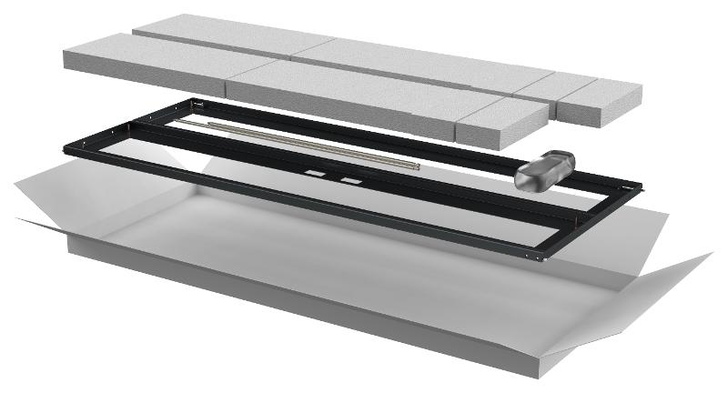 Дверь перфор. двустворч. для шкафа LINEA N 28U 600мм чер