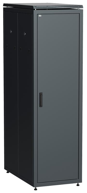 Шкаф сетевой 19" LINEA N 33U 600х1000 мм металлическая передняя дверь черный