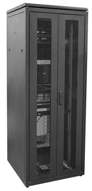 ITK LINEA N Шкаф 33U 800х800мм укомпл. 2 дв. перф. чер.