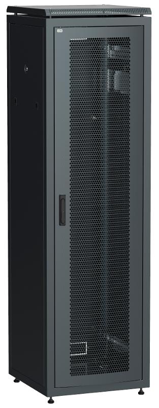 Шкаф сетевой 19" LINEA N 38U 600х800 мм перфорированная передняя дверь черный