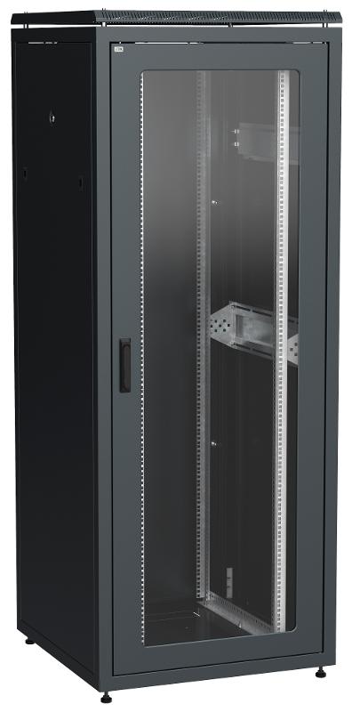 LINEA N 42U 800х800мм стекл. пер. дв. задн. металл. чер.