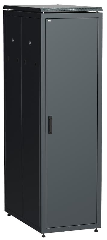 Шкаф сетевой 19" LINEA N 47U 600х1000 мм металлические двери черный