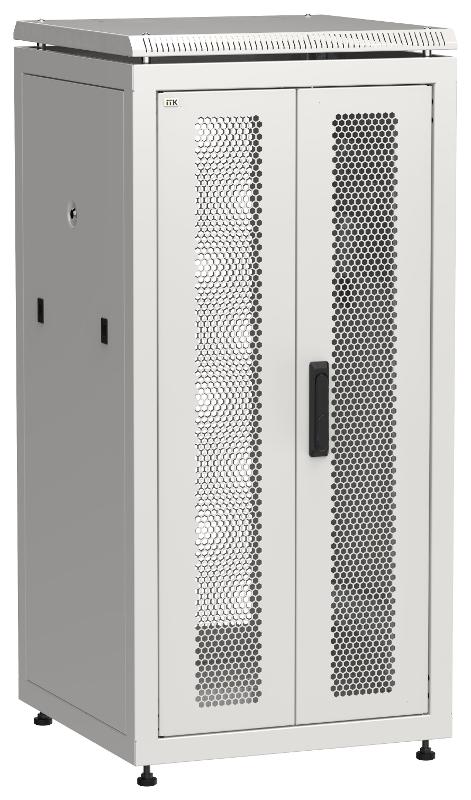 ITK LINEA N 24U 600х600мм распаш. перф. дв. задн. перф. сер.