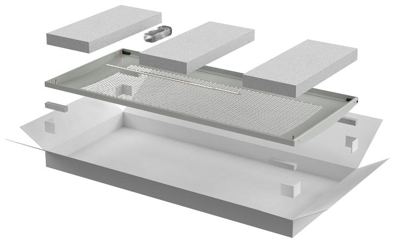 Дверь перфорированная для шкафа LINEA N 28U 600 мм серая