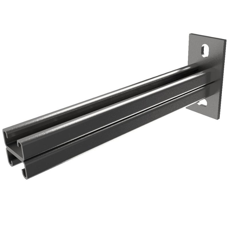 Страт-стойка двойная 41*21 L150мм s:2.5