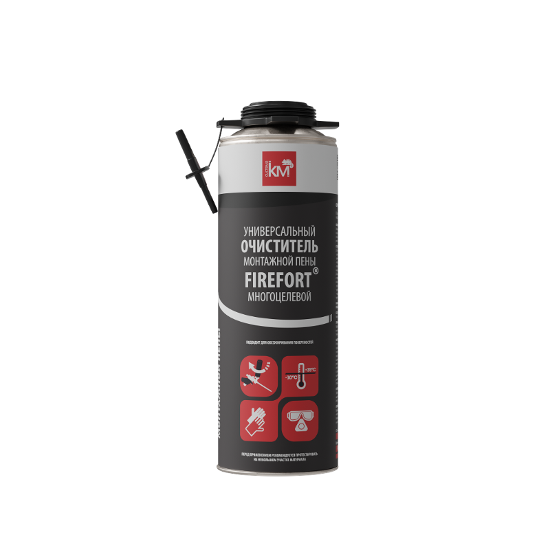 Очиститель монтажной пены многоцелевой FIREFORT, 650 мл