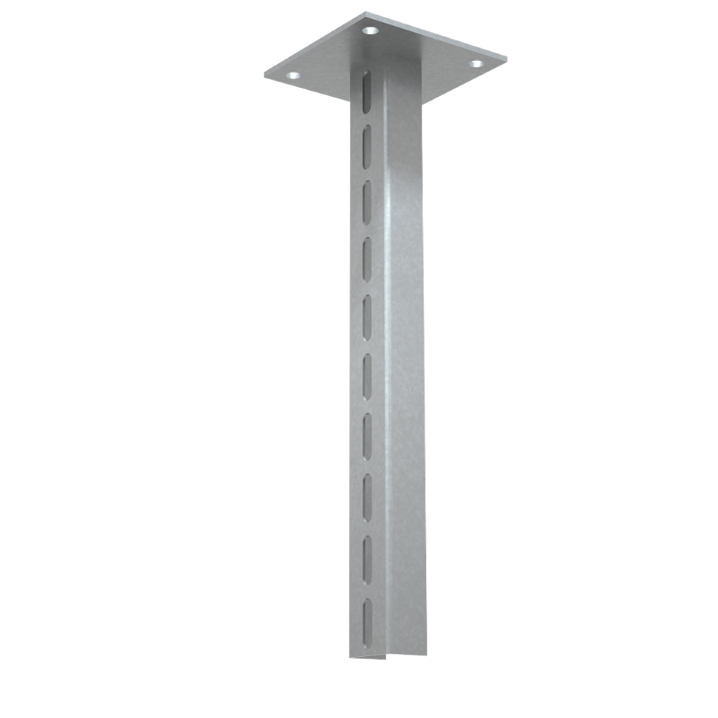 Стойка потолочная усиленная 250 мм INOX304