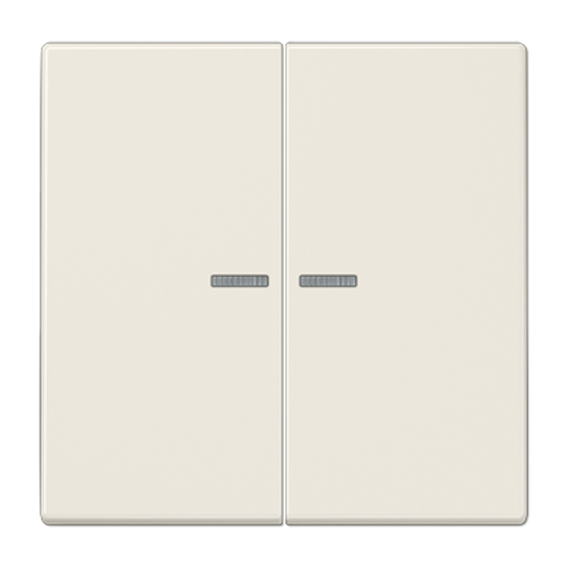 Клавиша для KNX кнопки, 2 группы, с окошком; дюропласт; слоновая кость