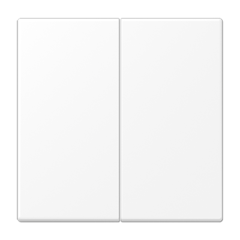Клавиша для KNX кнопки, 2 группы; дюропласт; белый матовый