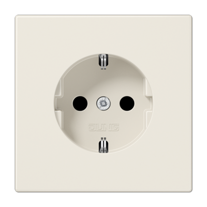 Штепсельная розетка SCHUKO 16А / 250В, пружинные зажимы; дюропласт; слоновая кость; LS990