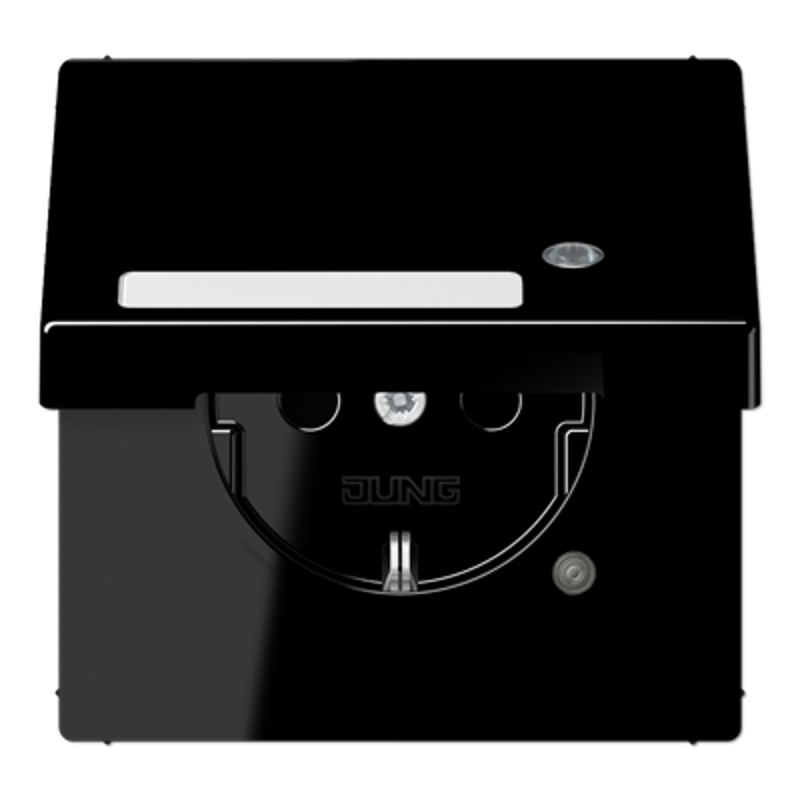 SCHUKO-розетка с крышкой