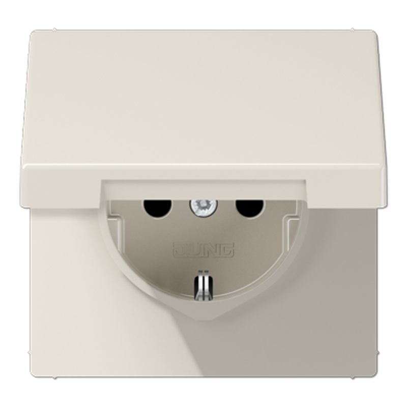 Штепсельная розетка SCHUKO 16A, 250V~  с крышкой