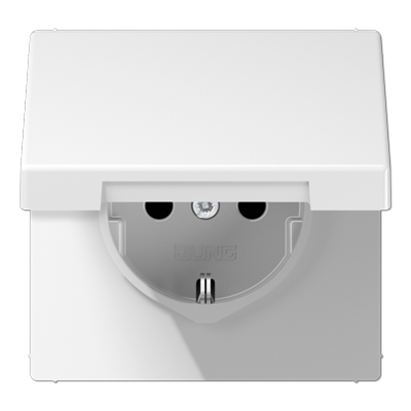Штепсельная розетка SCHUKO 16A, 250V~  с крышкой